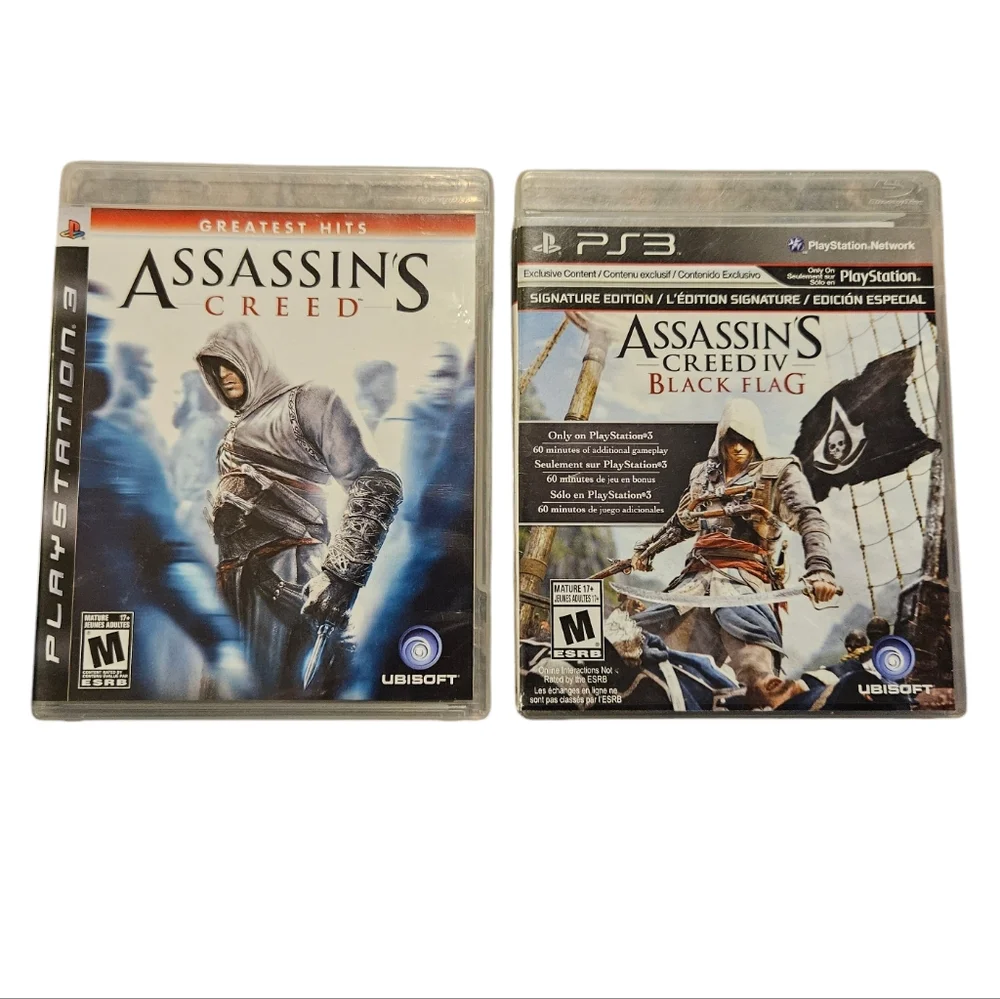 Assassin's Creed 1 and 4 game for Sony Playstation‎ 3 PS3 - Picture 6 of 6